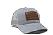 13 STRIPES American Flag Hat – Leather Patch Mesh Back American Flag Snapback Hat. Casual Unisex USA Flag Cap (Grey)