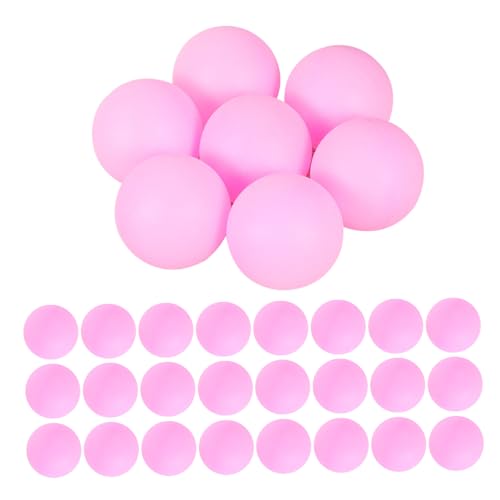 SOPOTUTU 150個ピンク無縫製卓球ボール 競技 練習 パーティー用 多用途エンターテイメントラッフル抽選用ボール 卓球サーブマシン対応