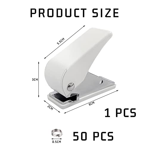 TIANNAIT 1 Piece Hole Punch with 50 Pieces O-Rings Portable Dart Hole Punch Dart Flight Accessories Small and Lightweight Suitable for Party Bars - Image 2