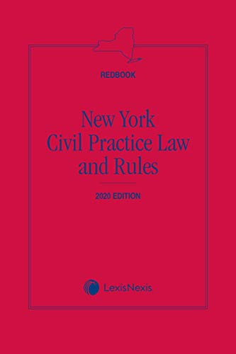 New York Civil Practice Law and Rules (Redbook) 1522181237 Book Cover