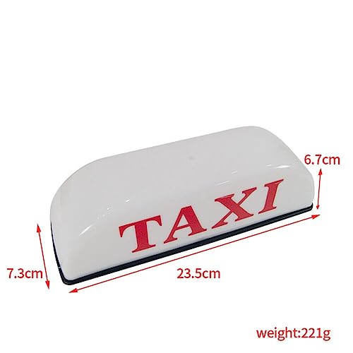 Luz de techo taxi LED magnético 12V blanco miniatura 3