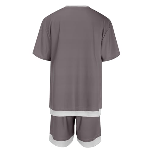 Camiseta de manga larga y pantalones de jogging para hombre en conjunto de punto suave informal