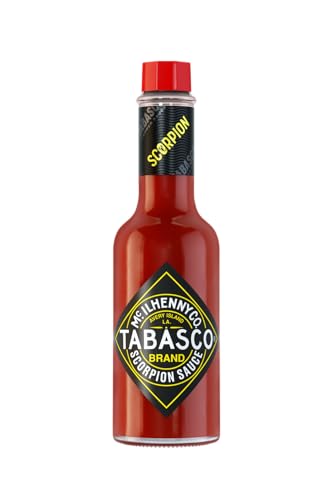 TABASCO Scorpion Sauce 60ml – The hottest sauce with a fiery burst of scorpion pepper - Extra spicy and full of flavor - Perfect for heat lovers and fans of bold TABASCO sauce.