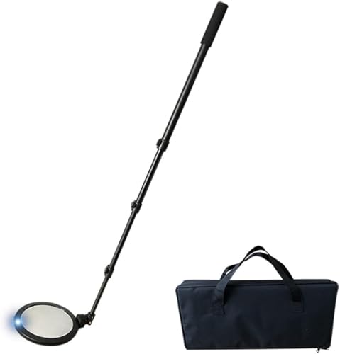 Miroir d'inspection télescopique avec rotation à 360 degrés et lumière LED pour une meilleure visibilité dans les espaces restreints