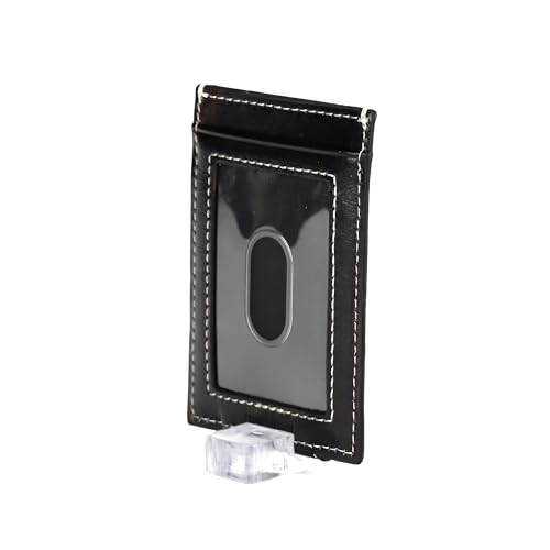 ARIAT Men's Money Clip Wallet - Genuine Leather with Feather Embossed Design, Brown3