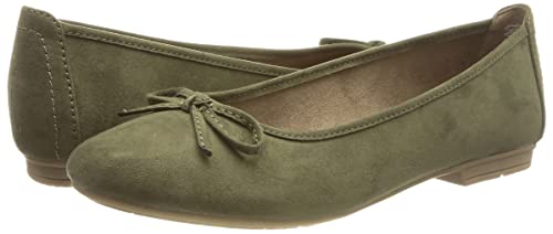 Jana 8-22164-29, Ballerine Donna, Verde ( KHAKI )
