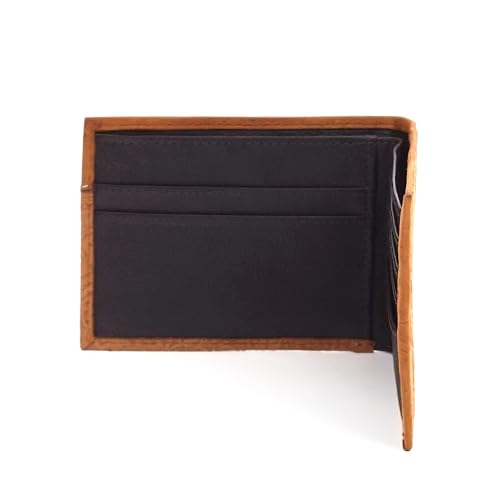 ARIAT Men's Genuine Leather Floral Embossed Bifold Wallet3