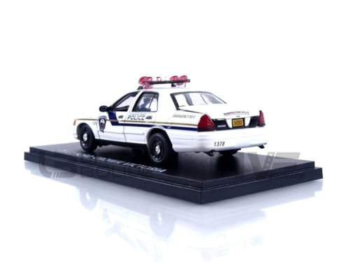 Modelo a escala 1/43 2001 Crown Victoria Police miniatura 4
