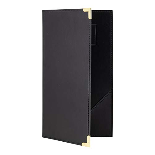 Securit MCTILS Transparent Double Inserts for Menus, Bill Presenters, or Wine Cards, 9" W x 12" H, Set of 10 image 4