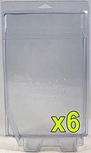 Ringside Figure Defender Protective Case (6 Cases - 2020 Elite) Exclusive Wrestling Figure Accessory (for 2020 Mattel WWE Elite Figures)