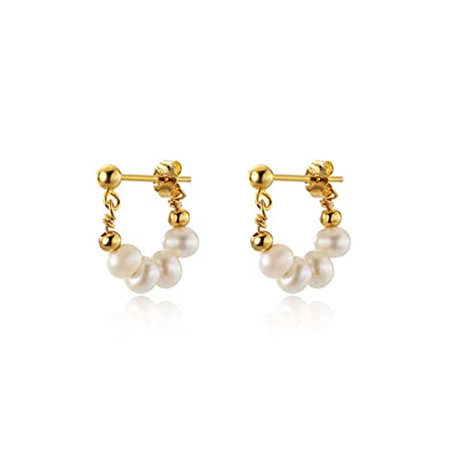 Boucles d'oreilles argent 925 de haute qualité avec véritables perles - 4