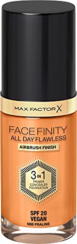 Max Factor Facefinity All Day Flawless 3 In 1 Foundation Spf20 30Ml - 88 Praline