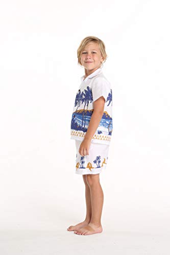 Image of Boys' Aloha Luau Shirt Cabana Set in Signature Prints