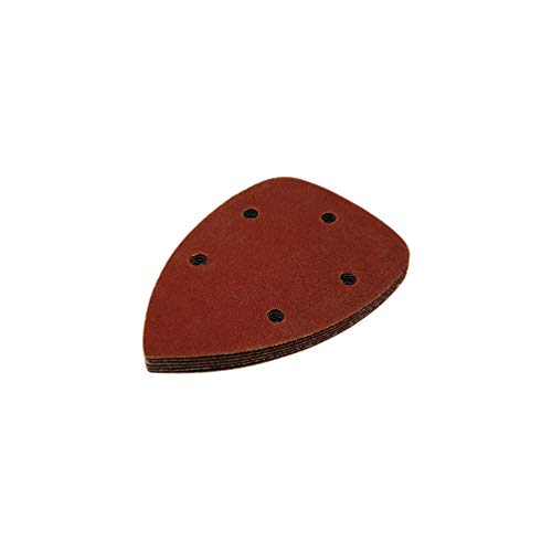 Fartools ms-105 Delta Sander Abrasive 120 Grit, Brown, 14x14 cm (dimensions du feuille)