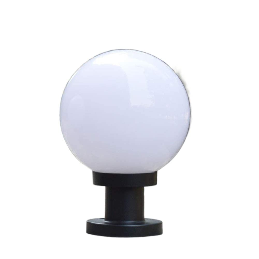 GTHTUHFD Creative Villa Modern Simple Ip55 Waterproof Outdoor Prop Column Light Rainproof Globe Horizontal Acrylic Ball Lantern Garden Street Light Lawn Lights Decoration