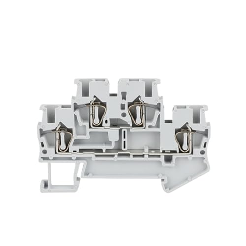 Bornier à rail DIN STTB 2.5 double niveau gris pour câblage électrique de armoire