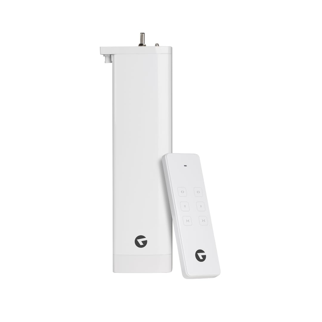 Leccy & Genesis Smart Motorized Curtain Set Adjustable | (Track, Motor & Remote)-image-14