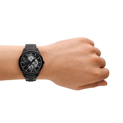 Image of A|X Armani Exchange Men's Multifunction Analog Watch, Necklace Gift Set Stainless Steel Watches for Men