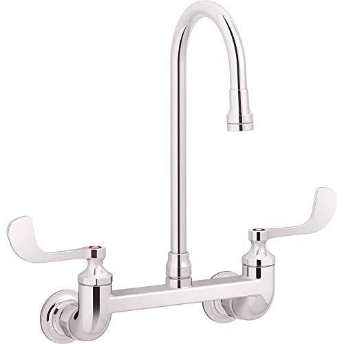 KOHLER TRITON BOWE® Wall Mount Sink Faucet with Gooseneck Spout and Wristblade handles - image 1