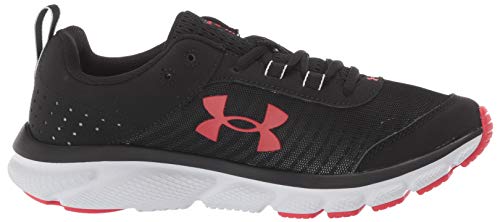 image for Under Armour Men's Charged Assert 8, Black (007)/Versa Red, 7