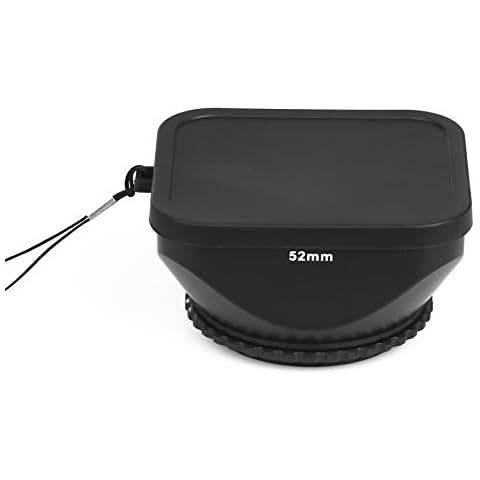DV Gegenlichtblende 52mm Sonnenblende für Kamera Videokamera 52 mm Cover