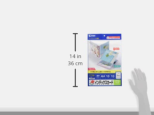 Amazon | サンワサプライ インクジェット用インデックスカード A4 JP