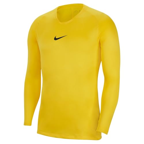 Nike M Nk Dry Park 1stlyr Jsy Ls, Jersey Uomo, Tour Giallo Nero, L