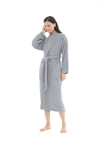 Luxurious Womens Robe, 100% Turkish Cotton, Luxury Robe for Women, Terry Cloth Long Spa Bathrobe2