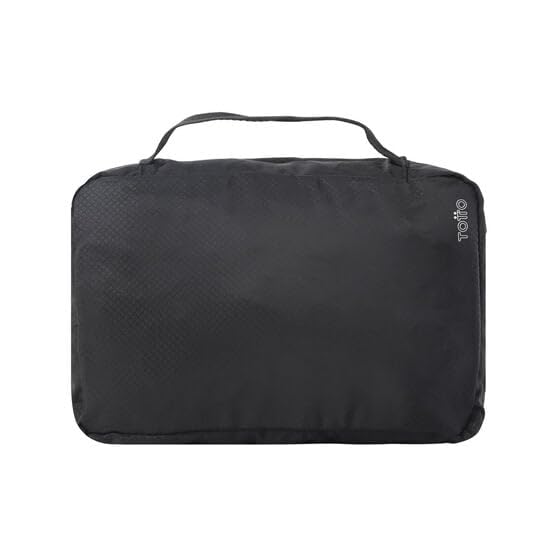 Organizador de baño All In para viaje negro con capacidad 3 litros