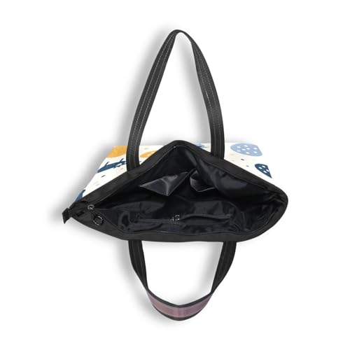Image of Women Tote Bag, Large Shoulder Hobo Bags Casual Handbags Big Capacity Shopping Work Bag for Vacation, 5