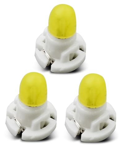 3 piezas de bombillas para HVAC con zócalo blanco para Toyota miniatura 1