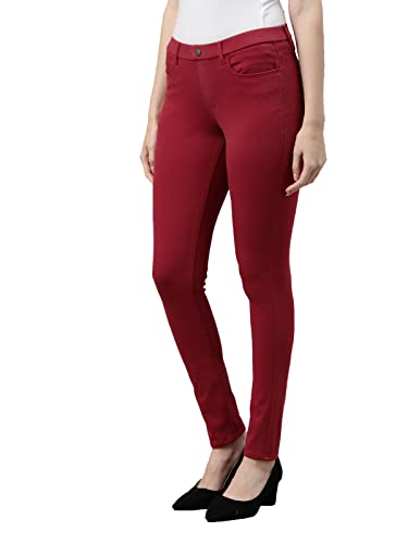 Image of GO COLORS Women Mid Rise Premium Straight Jeans