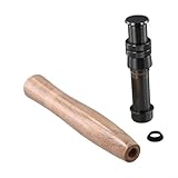 Kit completo de bricolaje: incluye 1 juego de mango de caña de pescar con mosca de corcho con asiento de carrete, perfecto para construir o reparar tu equipo de pesca.