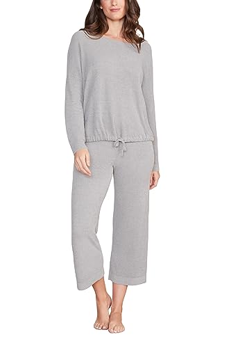 Image of Barefoot Dreams CozyChic Ultra Lite Slouchy Pullover for Women, Ultra Soft Long Sleeve, Crew Neck Pullover