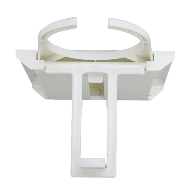 Fold Out Desk Cup Holder with Unique Under Desk Soda Rack Design ABS Stable Space Saving Retractable Table Drink Holder for Home Office Study Areas and Vehicles