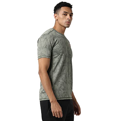 Image of Campus Sutra Men Polyester Regular Fit T-Shirt