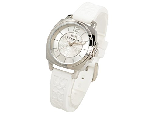 (コーチ) COACH 腕時計 ボーイフレンド 34mm レディース 腕時計 シルバー ホワイト ステンレススチール シリコンラバー 14502093 ブランド [並行輸入品]