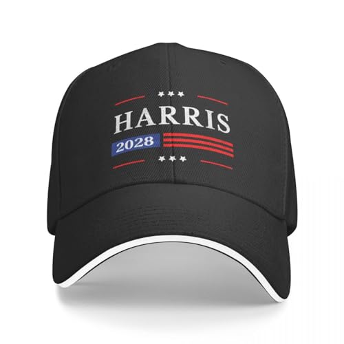 LXCUDXZ baseball cap New Kamala Harris 2028 President American Flag Vintage Pro USA Baseball Cap Solar Hat Sun Cap Hat Ladies Men's party Gift