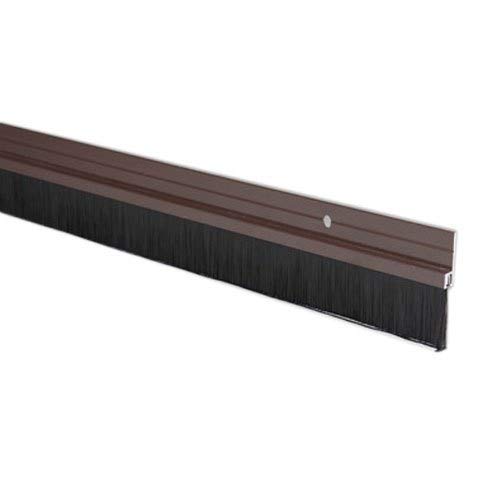 Hyderon Window Home Door Seal Aluminium Plate with Nylon Brush (Color:Brown) (B08ZNGL3PV) Amazon Price History, Amazon Price Tracker