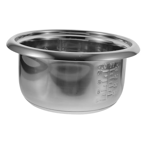 EXHUMKY Olla Arrocera Interior Inoxidable de Recambio para Arrocera Eléctrica Accesorio Práctico y Duradero para Cocinar Casa