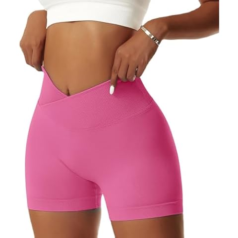 Vertvie Women's High Waist Gym Shorts Cover