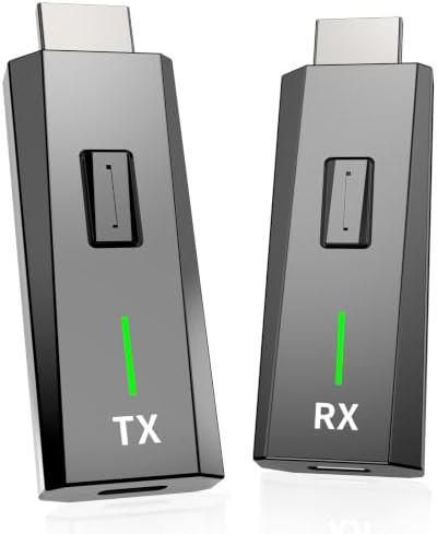 Wireless HDMI Transmitter and Receiver,4K Decode 1080P Output,328...