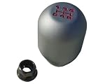VMS Racing 10x1.5mm Thread 5 Speed Type-R Shift Knob in Gunmetal Grey Gray Silver Billet Aluminum fo
