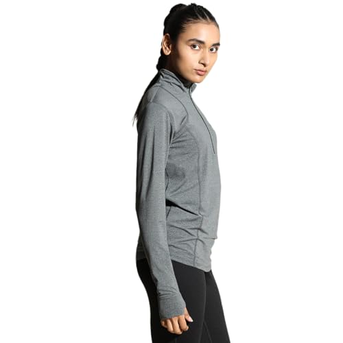 Image of Silvertraq Women's Athleisure Runner Zip Neck T-Shirt