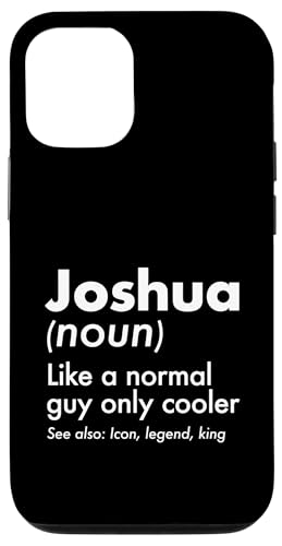 Joshua Like A Normal Guy Only Cooler Legend King �t�@�[�X�g�l�[�� �X�}�z�P�[�X iPhone 12/12 Pro �p