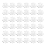 Verre cristallin : ces cabochons demi-ronds transparents à dos plat mettent en valeur vos breloques. la clarté du dôme en verre vos créations