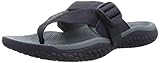 KEEN Men's SOLR Toe Post Flip Flop Water Sandal, Navy/Stormy Weather, 10