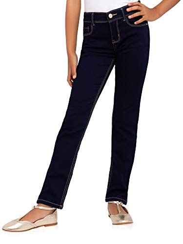 Jordache Girls BE Amazing Premium Skinny Jeans, Slim & Regular (Dark Rinse Enzyme Wash)