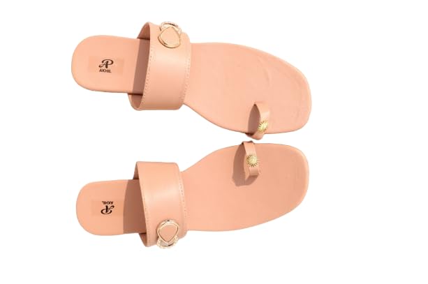 Women Flat Fashionable Attractive Soft Sole Sandals (PINK, 5) (B0CLXR6GKP) Amazon Price History, Amazon Price Tracker