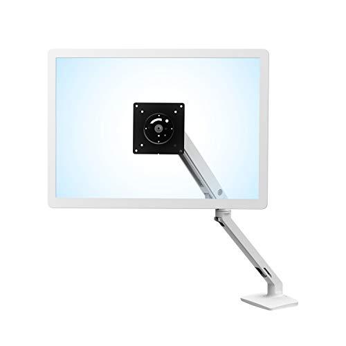 Image of Ergotron - MXV Single Monitor Arm, VESA Desk Mount - for Monitors Up to 34 Inches, 7 to 20 lbs - White